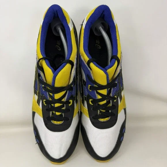 ASICS Gel-Lyte III Athletic Shoes White Black Yellow Purple Men’s Size 100 - Picture 5 of 6